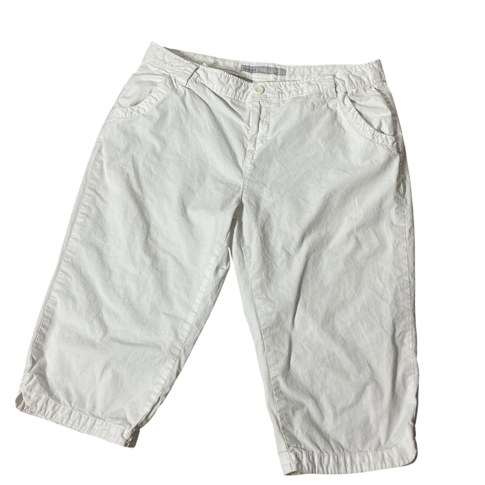 Old Navy Womens Old‎ Money Cotton Mid Rise Cropped Capri Pants 433962-00-1 Sz 14